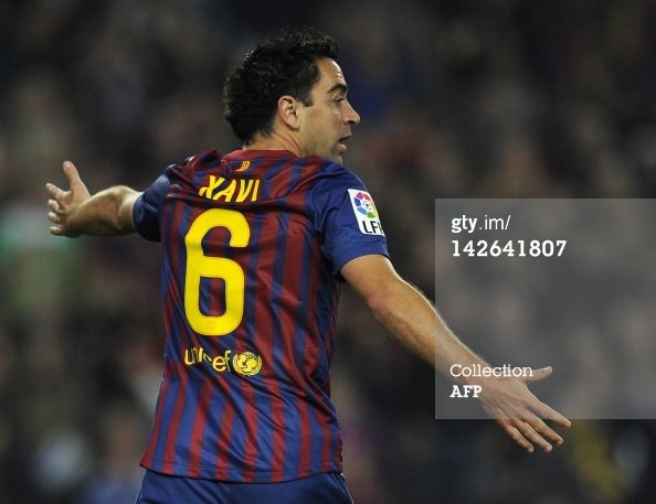 聖*人様 FC Barcelona 11-12 Away XAVI ユニ Buy 2011/12 Barcelona Away Shirt #6 Xavi (Very Good) - L